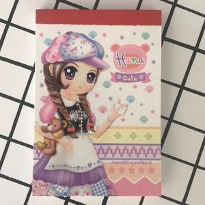 (Negotiable): Pink Hanna Memo Pad
